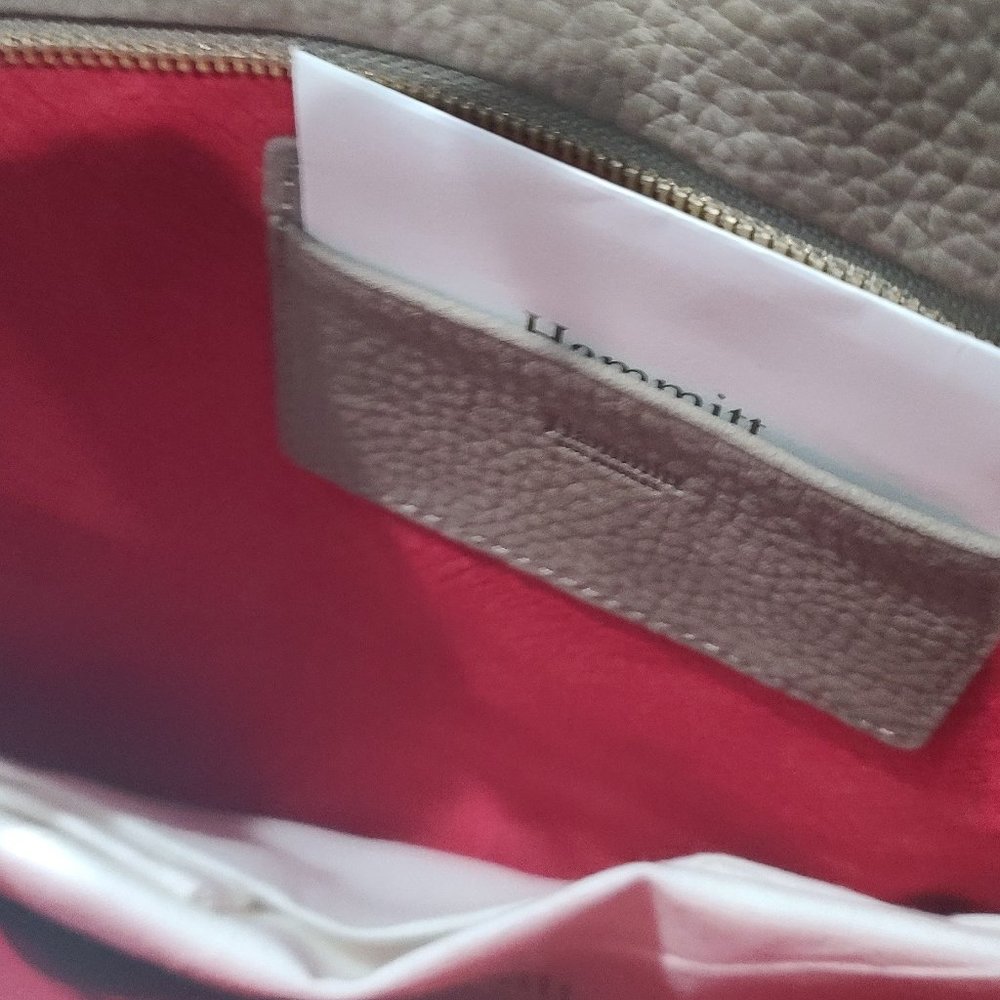 Hammitt Taupe Leather Crossbody with Gold Hardware - Picture 8 of 14